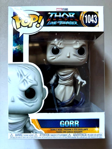 FIGURA DE ACCIÓN DE VINILO EXCLUSIVA FUNKO POP #1043 MARVEL GORR BOBBLEHEAD NUEVA EN CAJA CASI NUEVA+