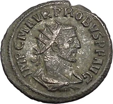 PROBUS 278AD Authentic Ancient Roman Coin Orbis with wreath  i51016