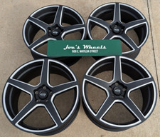 New 5x114.3 20 Staggered Cragar Mustang Custom Wheels Matte Black With Milled