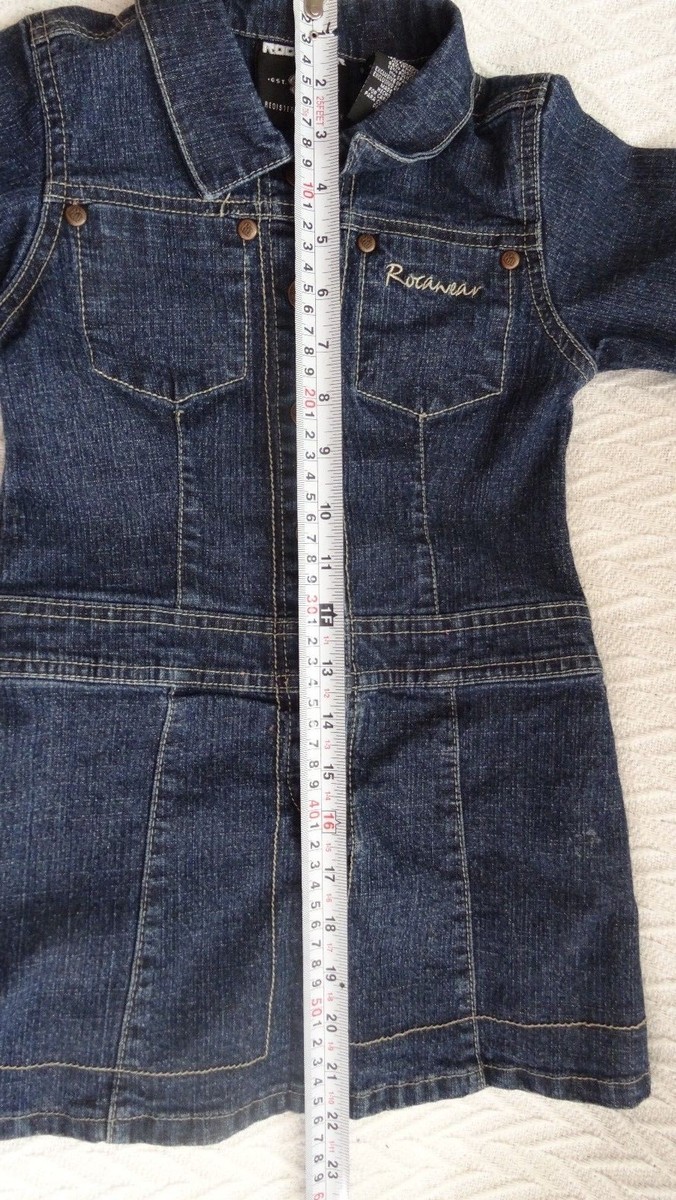 white christmas dresses Y2K Vintage Woman's Rocawear Denim Dress main image 1