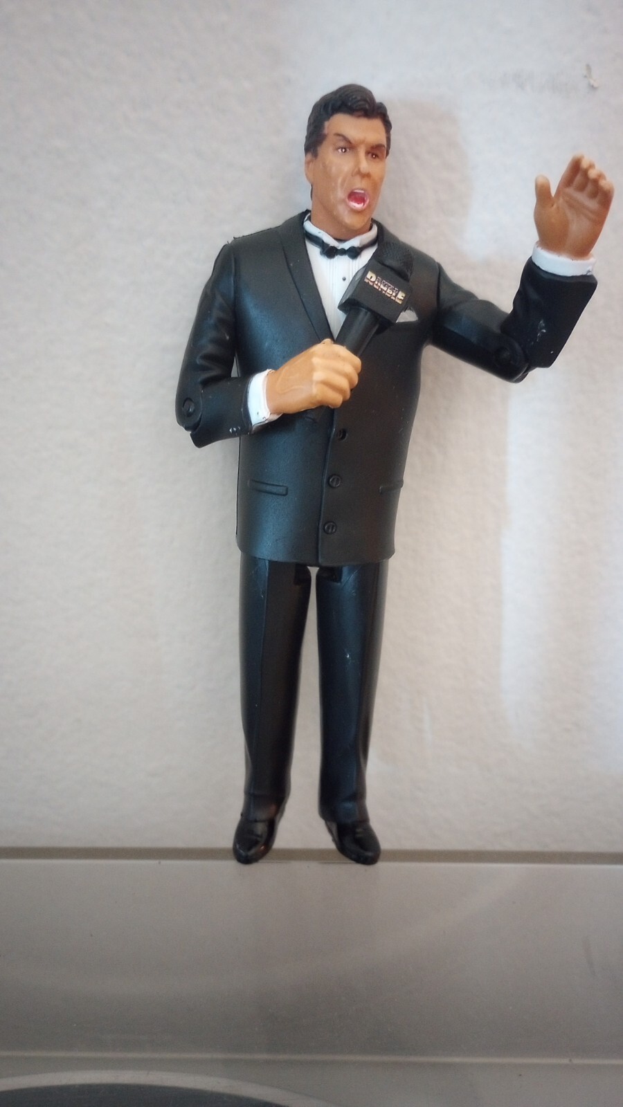 Michael Buffer Figure WCW Wrestlers Ring Announcer Toy Biz Wrestling Rare WWE VG