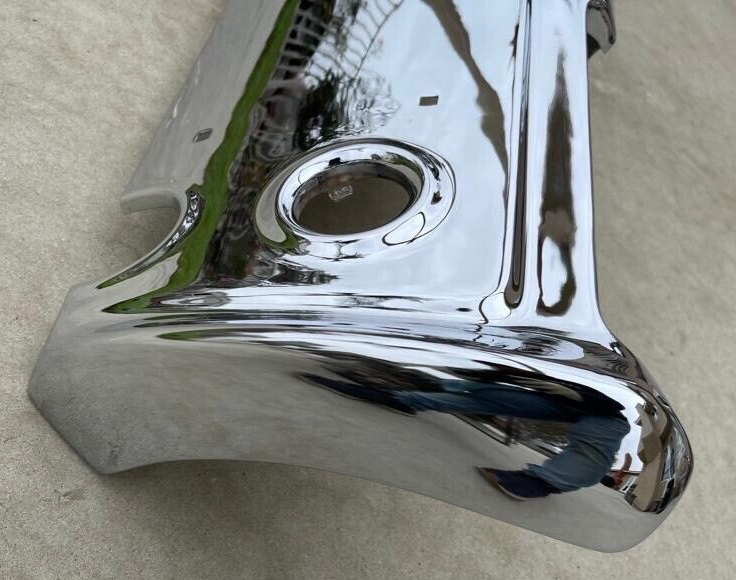 S OLDSMOBILE CUTLASS 442 NEW TRIPLE PLATED CHROME REAR BACK BUMPER 1968 ...