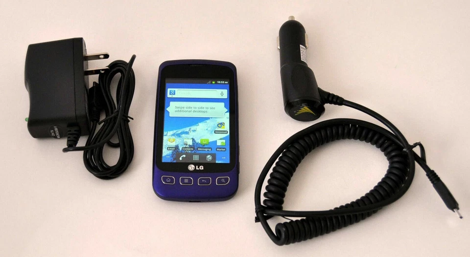 Smartphone LG Optimus S LS670 PÚRPURA Android WiFi 3G Grado C Foto 4 de 4