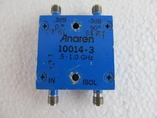 Anaren 10014-3  .5-1GHz Hybrid Coupler 3dB 90deg SMA 2 way power split RF LAB