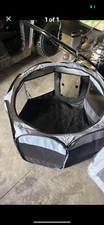 New Pop Up Playpen Pet Tent Playground Gray Extra Large Ships Free