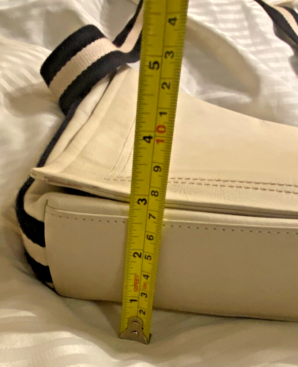 Bally Messenger Shoulder Bag White Leather | eBay