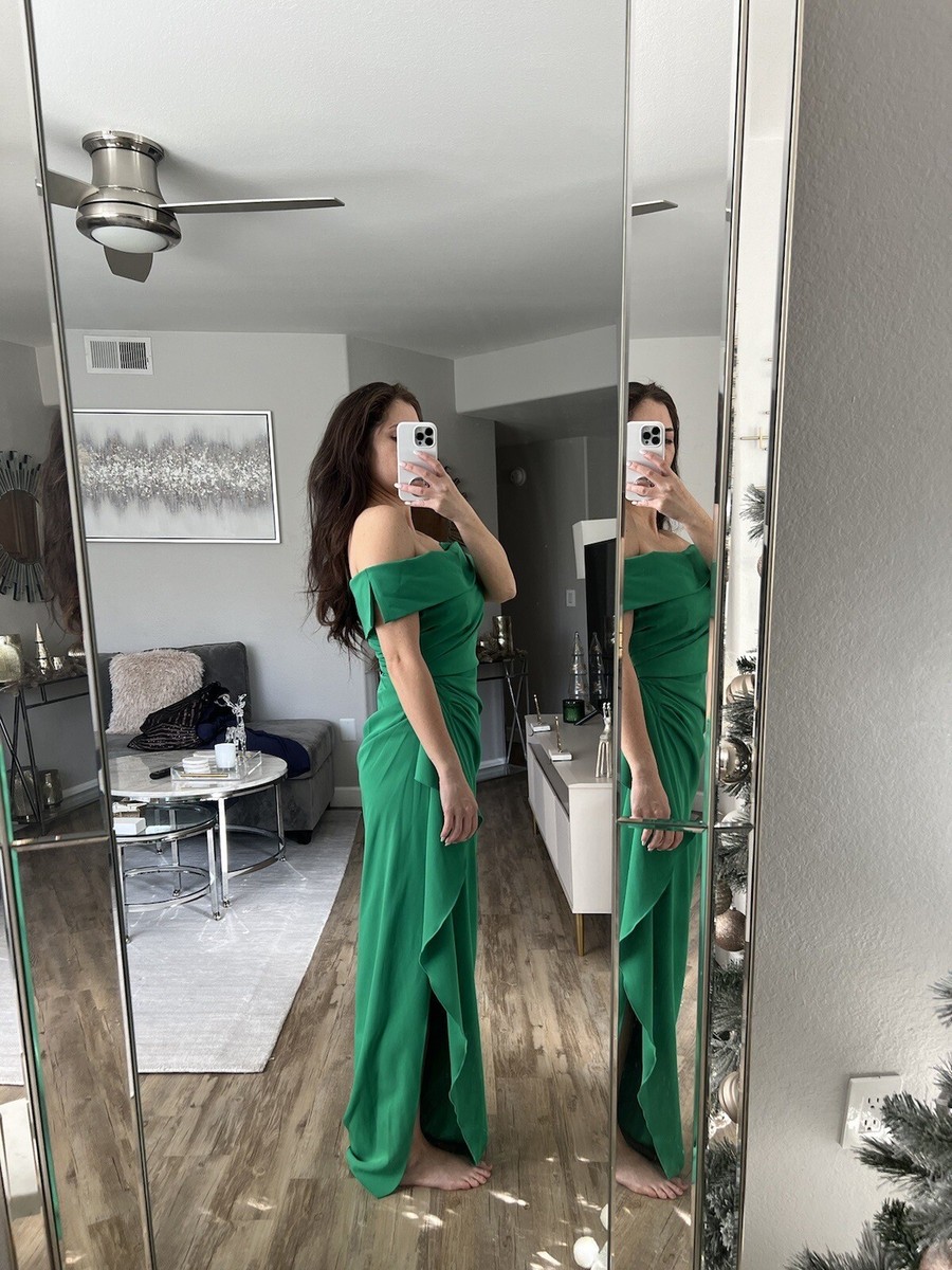 slim fit dress slacks VINCE CAMUTO GREEN DRESS SZ 16 main image 0