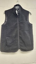 Esmara Ladies Black Sherpa Gilet Size 8/10 Bnwt. Pwm