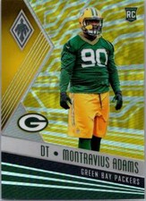 Montravius Adams 2017 Panini Phoenix #188 Panini Yellow Green Bay Packers