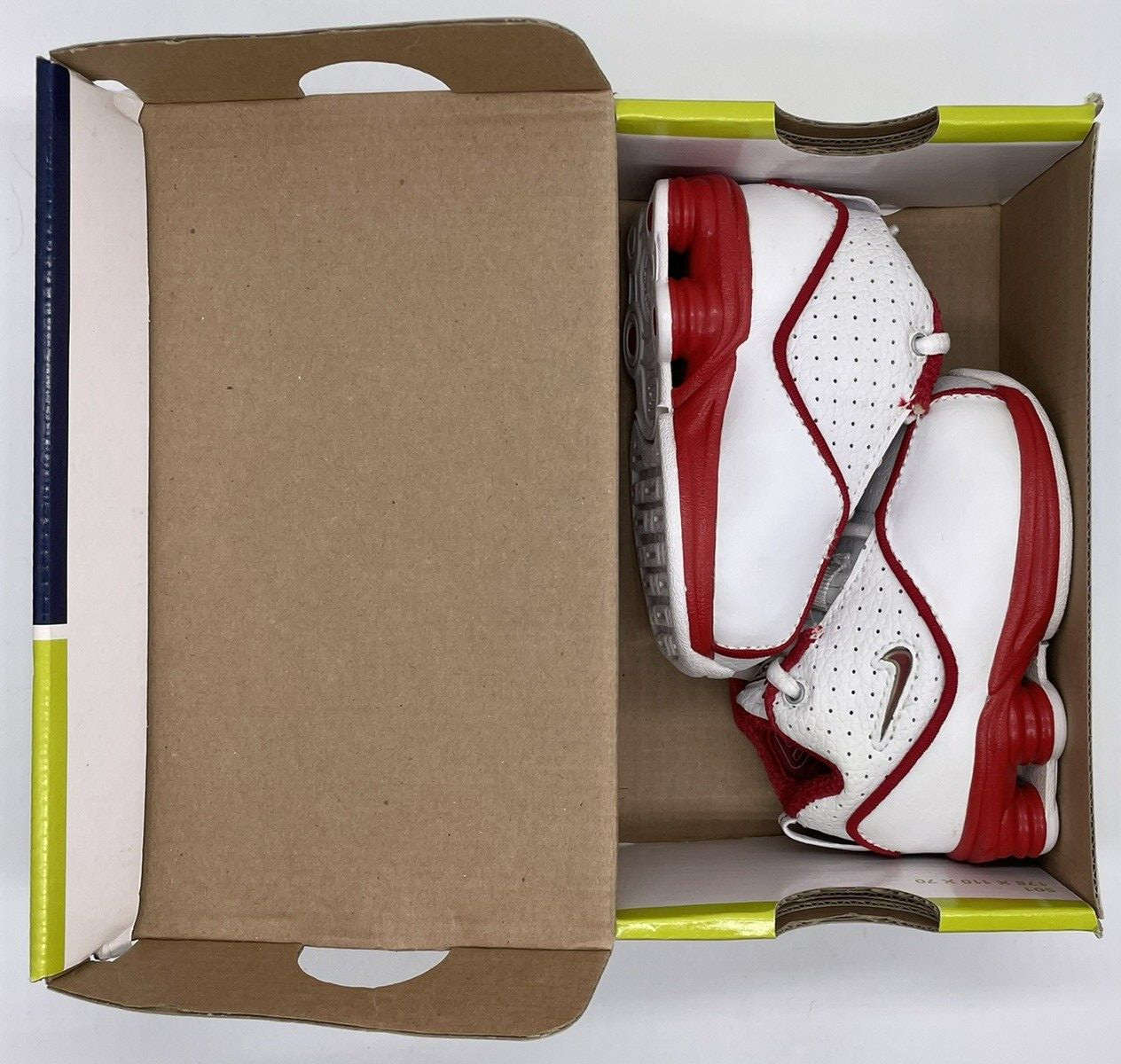 Vintage Little Nike SHOX VC II Varsity Red 305082-161 Size 3 c NIB Vince Carter