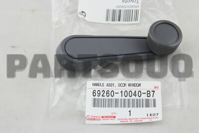 6926010040B7 Genuine Toyota HANDLE ASSY, FRONT DOOR WINDOW