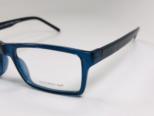 New Designer Inspired SUCCESS XPL Crystal Navy CARTER Eyeglasses 53mm with Case - Picture 4 of 11