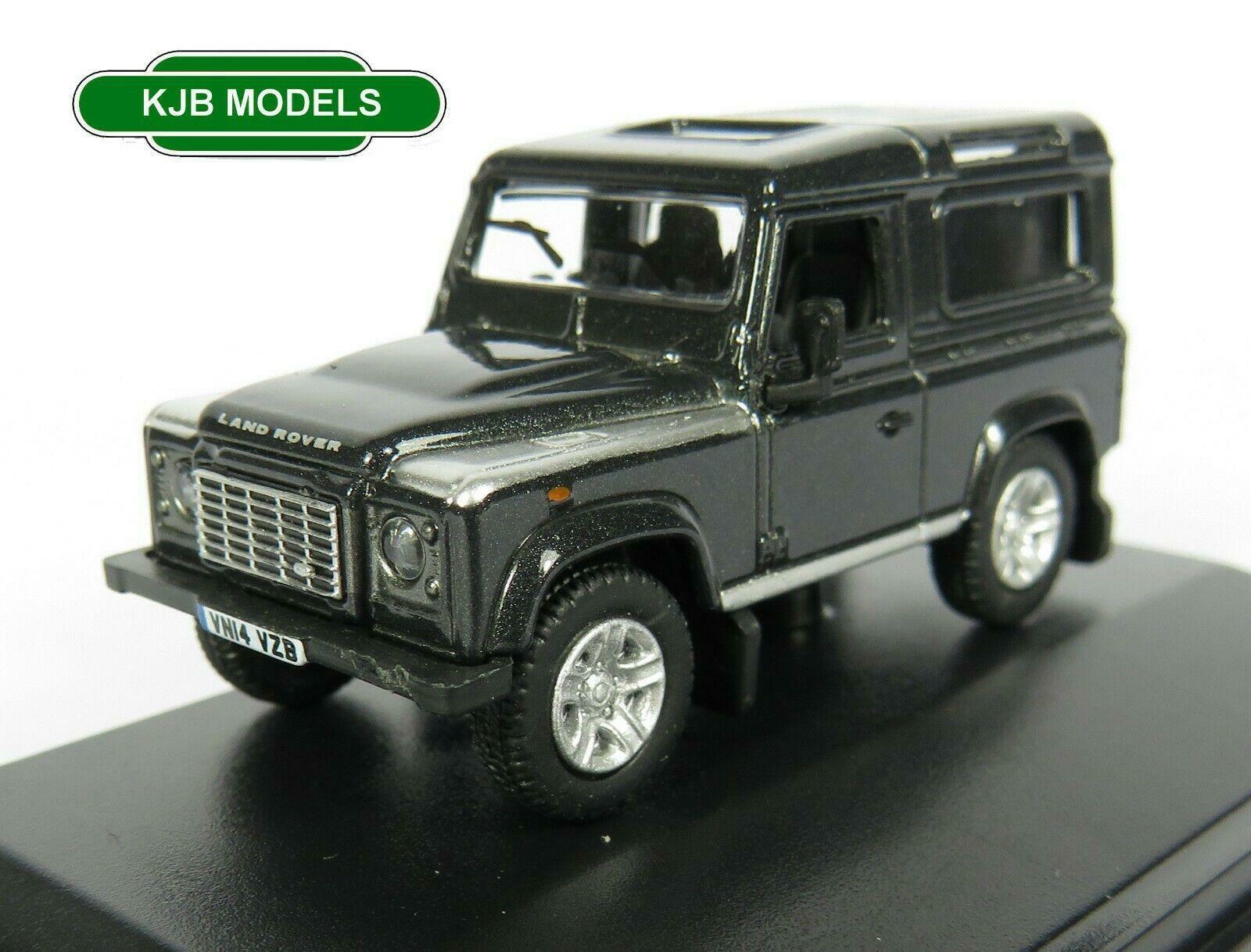 BNIB OO GAUGE OXFORD 1:76 76LRDF006 Land Rover Defender 90 Station Wagon Black