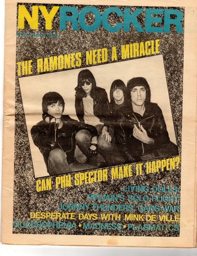 THE RAMONES NY ROCKER 1980