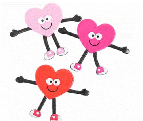 Valentine Heart Bendable Set of 3 (Free Shipping with 6 Purchases) - Picture 1 of 1