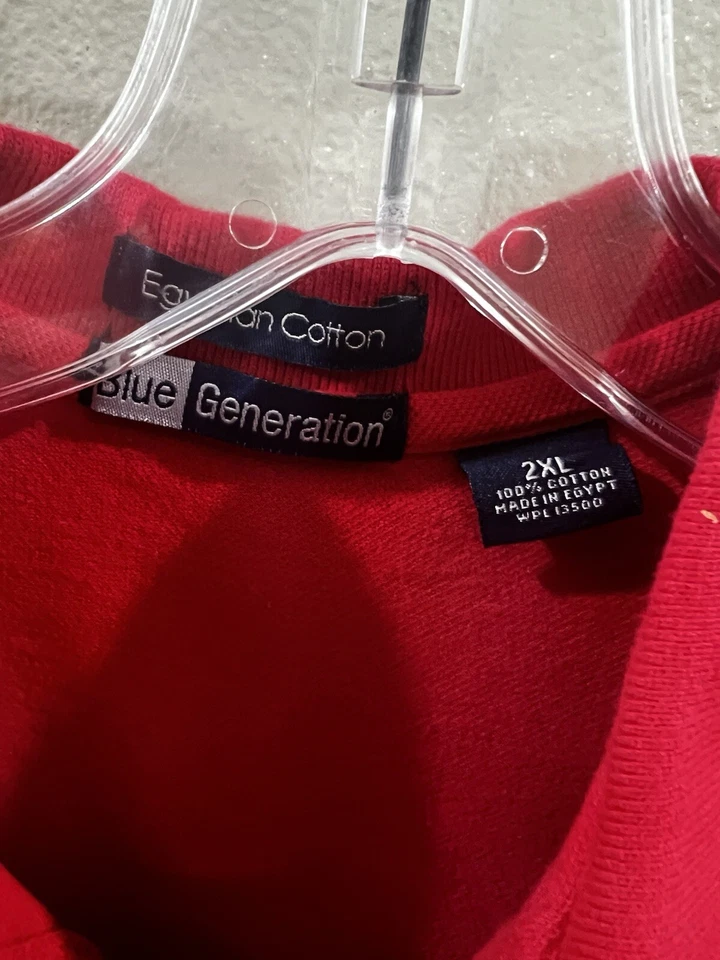 WINCHESTER AMMUNATIONS Pique Polo Синее Поколение Египетский Хлопок 2XL Красный - Изображение 3 из 4