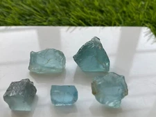 Exclusive 20.5g Facet Grade Natural Aquamarine Rough Gemstone Blue Color Clean