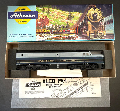 Vintage HO Athearn PA-1 Baltimore & Ohio Loco Dummy Nonpowered PA1 - B&O