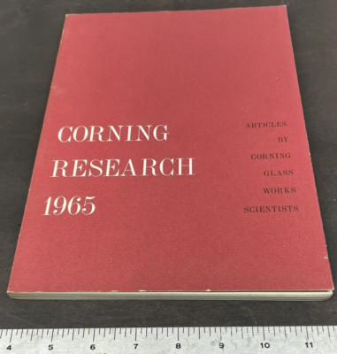 Corning Research 1965 Articles By Corning Glass Works Scientists Rare!!