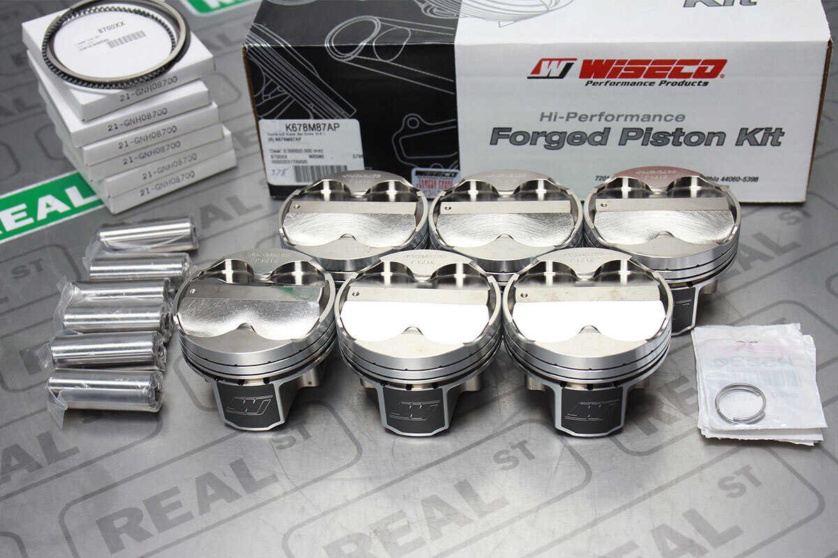 JBEAM BM-T210V FORGED × DG S200　5i－Pw 6本 KE113M94 Wiseco BMW S14B23 Forged Pistons 3.701 Bore (94mm