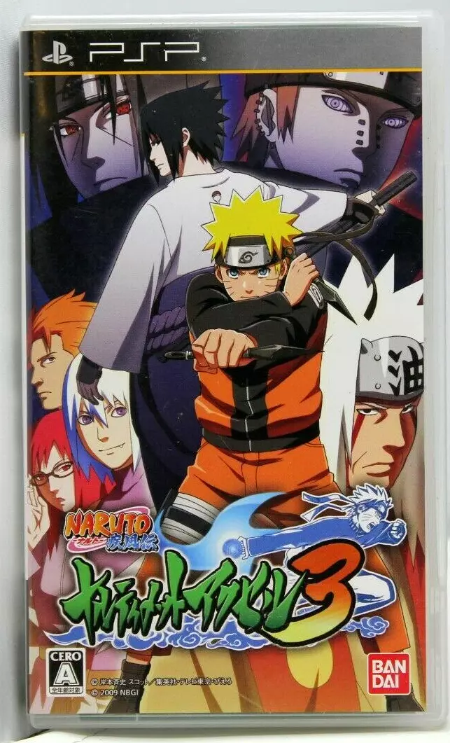 Naruto Shippuden Ultimate Ninja Heroes 3 PSP - for sale online