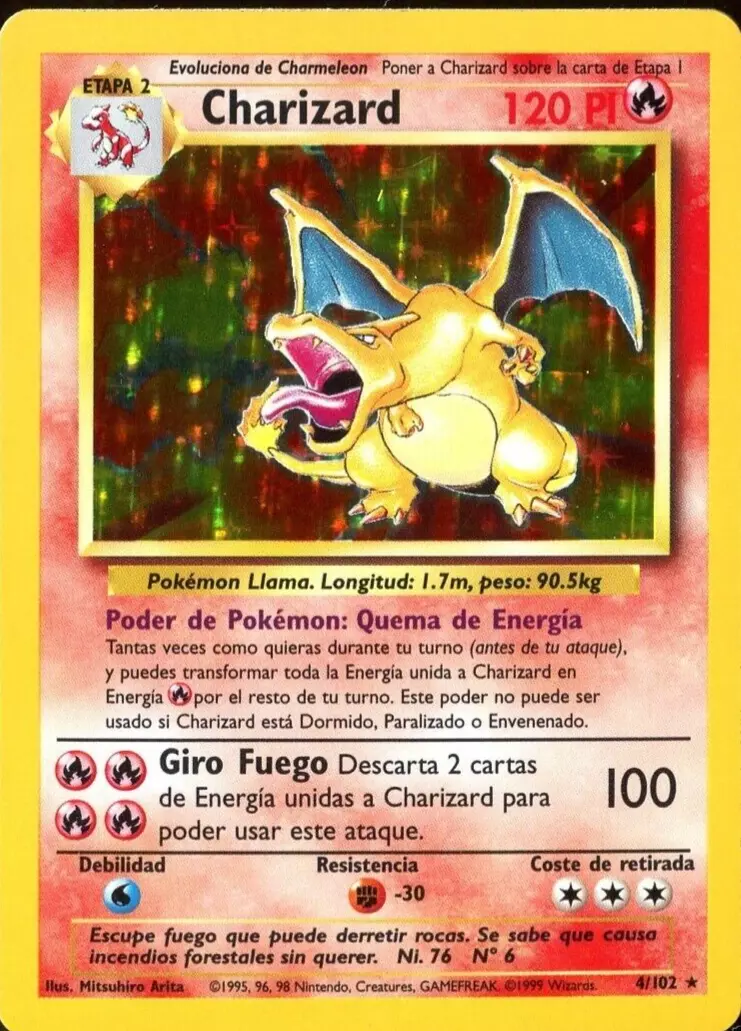 Carta Pokémon Charizard