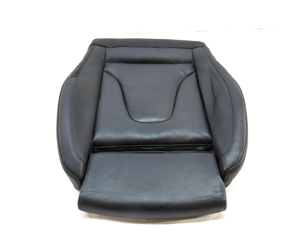 2014 AUDI A5 COUPE (B8 8T) FRONT LEFT LOWER SPORT HEATED SEAT CUSHION (BLACK) - Image 3 of 4