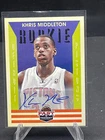 2012-13 KHRIS MIDDLETON PANINI PAST AND PRESENT AUTOGRAPH ROOKIE CARD 178 SP RC