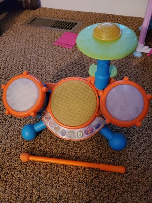 vtech drum set with stool