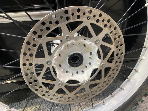 2004 99-12 YAMAHA YZ250 YZ125 FRONT & REAR FULL WHEEL ASSEMBLY'S YAMAHA YZ WHITE - Picture 16 of 20