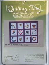  Qulling Kit Lake City Craft Co. 12 Gift Tags, All Occasions #244 New 