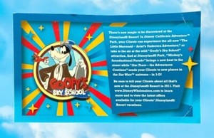 Disneyland - Goofy's Sky School - Travel Agent Exclusive Pin