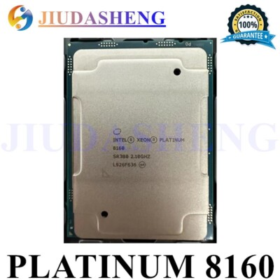 Intel Xeon Platinum 8160 sr3b0 24-Core 2.10ghz 150w lga-3647 CPU ...