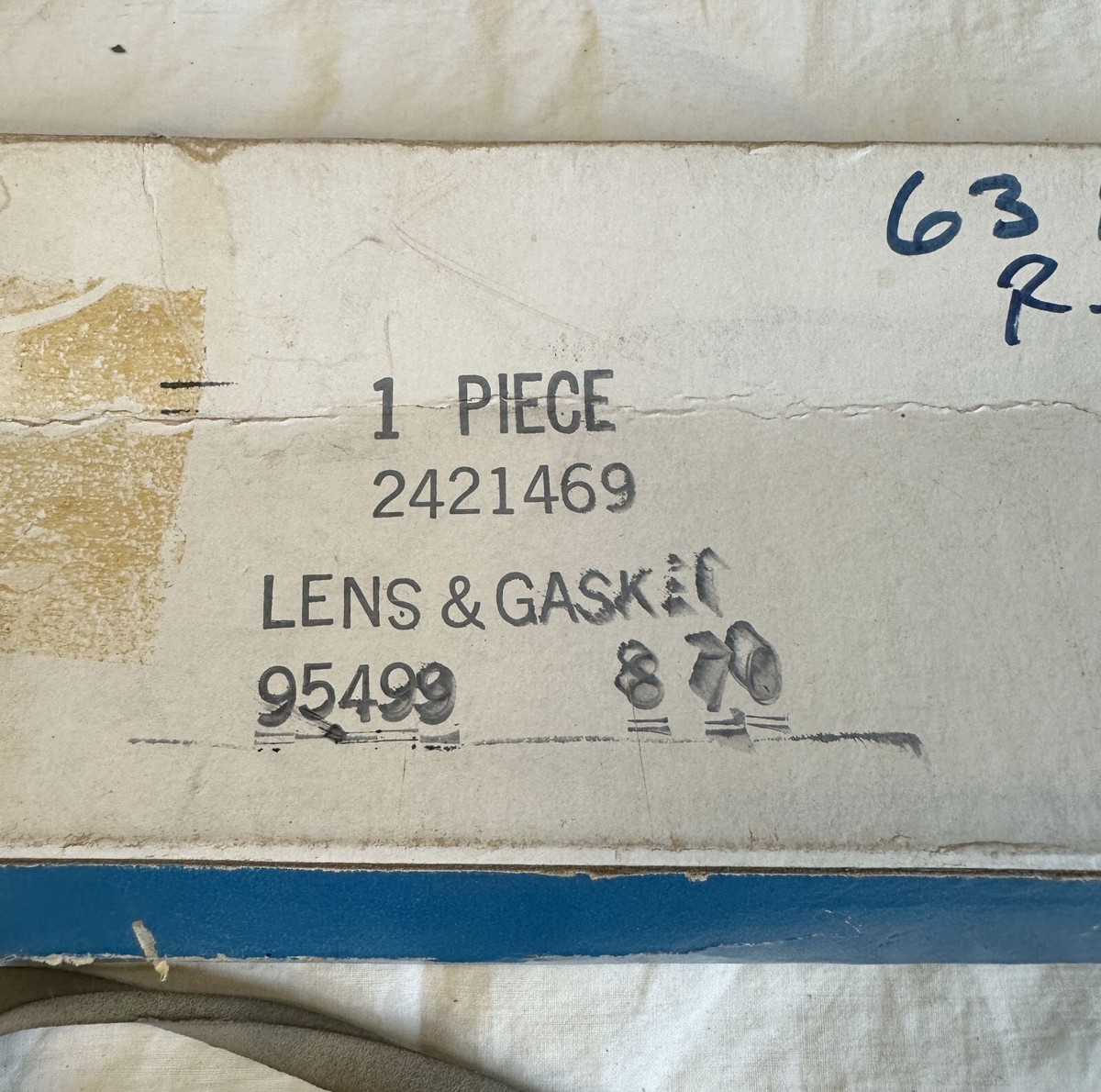 1963 Dodge Polara 500 MoPar NOS Turn Signal Light Assembly RH PS