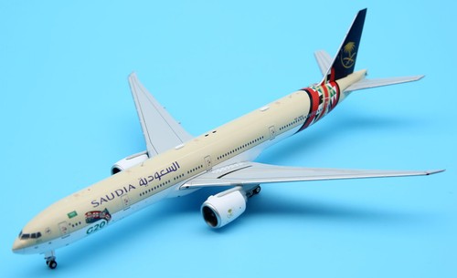 JC Wings 1:400 Saudi Arabian Airlines B777-300ER Diecast Aircraft Model HZ-AK42 - Picture 3 of 6