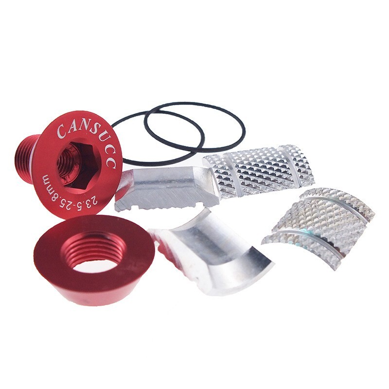 Écrou Étoile De Casque De Vélo 23,6 Mm - Alliage D'Aluminium, Pour Fourche Avant VTT Et Route, Lot De 2