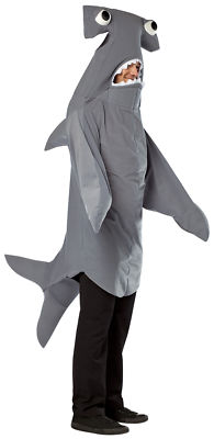 SQUALO MARTELLO Adulto Costume Animale Pesce Divertente Comico Mascotte  Halloween | eBay