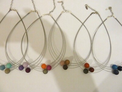 ADI-Modeschmuck DAMEN-HALSKETTE 2119, verschiedene Farben bitte auswählen