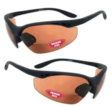 Inner Bifocal Safety Reading Sunglasses Driving Lens Shatterproof ANSI Z87.1