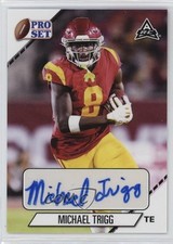 2021 Leaf Pro Set College Auto Michael Trigg #PS-MT1 Auto 0zq1