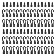 90 Pcs Bungee Shock Cord End Snap Hooks for 1/4 inch to 5/16 inch Cord Rope, ...