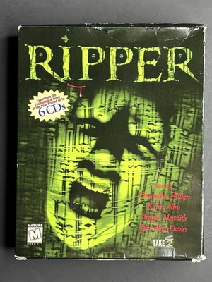 Ripper 6 Disc Big Box PC-CD 1996 Take-Two Interactive Rare OOP Complete