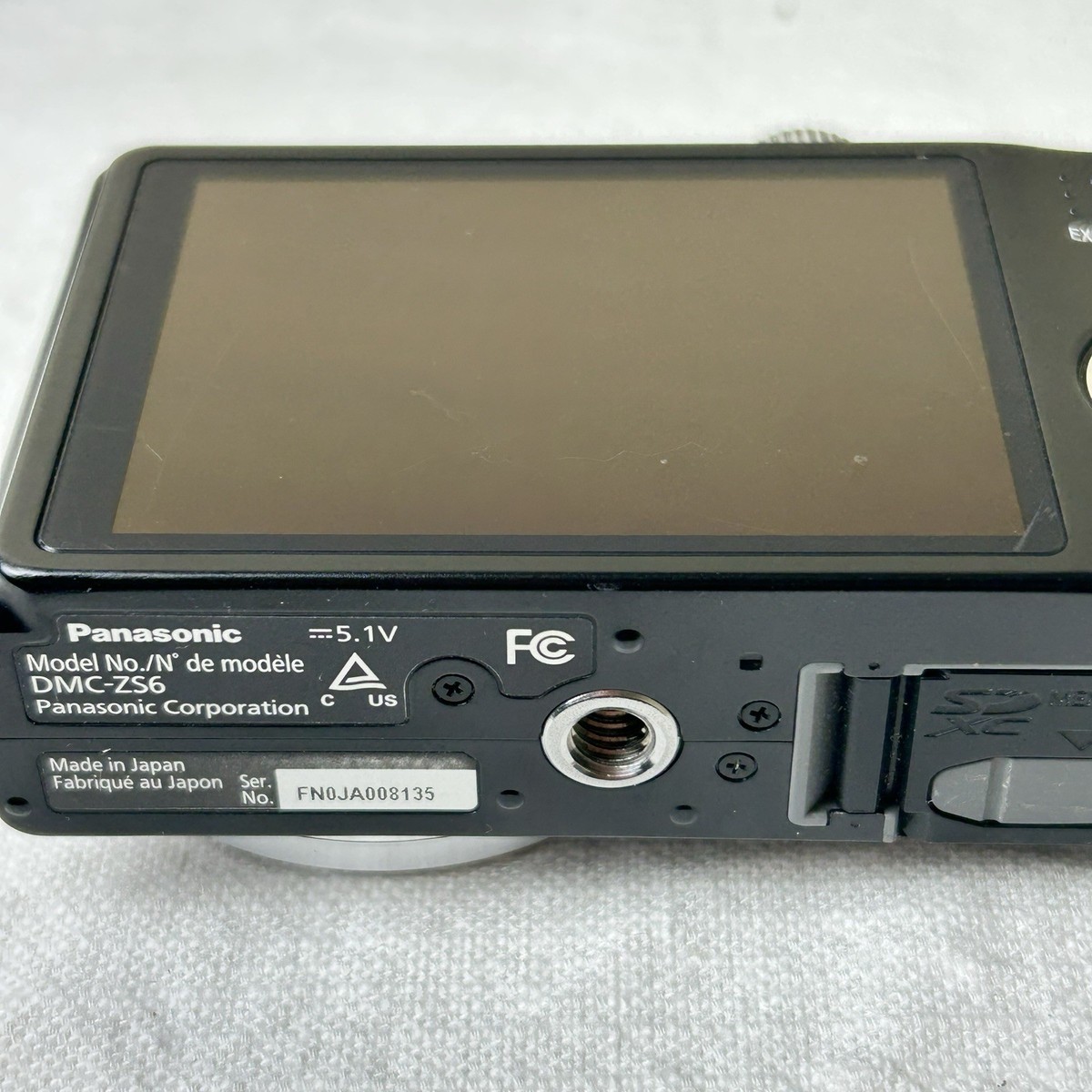 Panasonic LUMIX DMC-ZS6 12.1MP Digital Camera - Black for sale