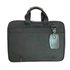 Briggs  Riley Travelware Mens Black Nylon Briefcase 17 X 12 Professional