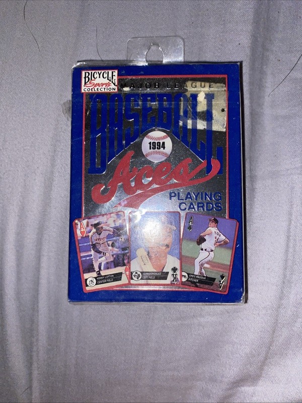 1994 Major League Baseball MLB Aces Bicycle Playing Cards SEALED Box