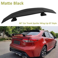For Toyota Corolla Sedan 46 Rear Trunk Spoiler Racing Gt Wing Matte Black For Toyota Corolla Sedan 46 Rear Trunk Spoiler Racing Gt Wing Matte Black