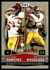 2009 SAGE HIT Mark Sanchez/Rey Maualuga Rookie USC Trojans #57