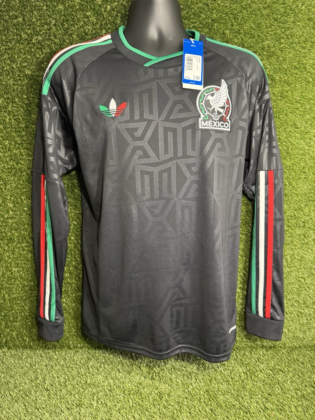World Cup 2026 Adidas Mexico Long Sleeve Third Jersey - Sizes Medium, X-Large