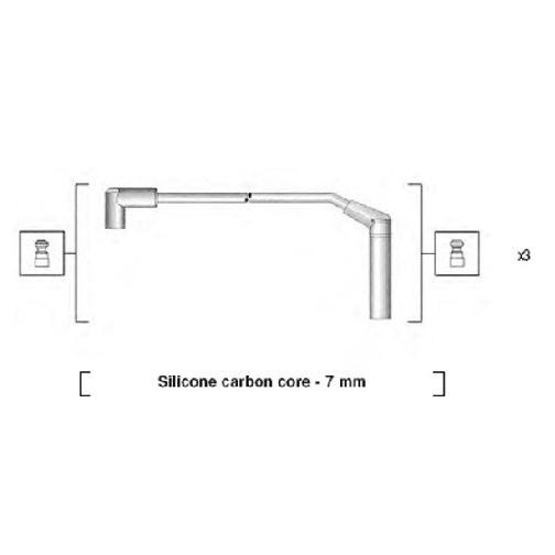 ZüNdleitungssatz FüR Daewoo Matiz M100 M150 0.8 98 Bis 26 Magneti F8CV Neu-image