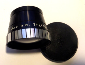 Sun Auxiliary Telephoto Lens with Instruction (Fits Rolleicord and Rolleiflex)